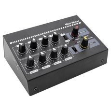 컴스 마트 배터리 내장 휴대가능 8채널 미니 마이크 믹서, BB211, 혼합색상