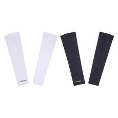 K2 Safety 無縫涼感袖套 2種*2入組, 1組, 白色+炭灰色