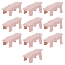 MarketA 簡約獨立式鞋架 25 x 11.6 cm, 10個, 粉紅色