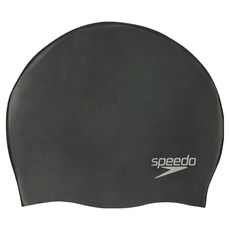speedo 無皺泳帽 8-709849097, 黑色, 1個