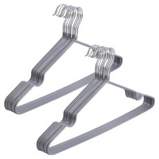 코지웰 미끄럼방지 논슬립 옷걸이, 그레이, 20개