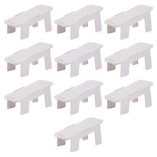 MarketA 簡約獨立式鞋架 25 x 11.6 cm, 10個, 白色