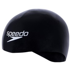 speedo Fastskin 競速泳帽 8-082163503, BLACK, 1個