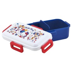 Skater 抗菌便攜單層便當盒 530ml PFLB6AG, 1個, Hello Kitty 派對