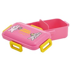 Skater 抗菌攜帶式單層便當盒 530ml PFLB6AG, 1個, 獨角獸兔子