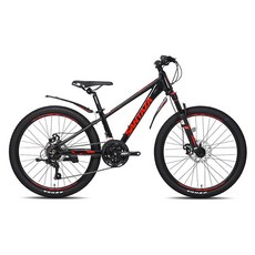 산타자 앰버1.0 24 MTB 알루미늄 디스크 브레이크 12.8kg, 1개, 180cm, 매트블랙