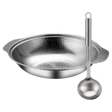 Balunfini IH電磁爐適用不鏽鋼火鍋 + 湯勺組, 1套, 單一顏色, 20cm