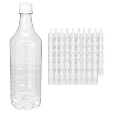 Mirkorea 馬格利酒專用蓋 傳統酒 PET 空瓶 透明, 750ml, 60個