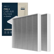 하나필터 PM0.3 그랑 콜레오스 차량용 에어컨 필터, HCF-49, 2개