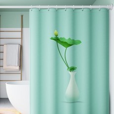 타미나요 다용도 샤워커튼, 연잎민트, 1개