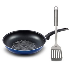 Balunfini 電磁爐兩用XYLAN塗層平底鍋2件組, 1套, 平底鍋 20cm + 鍋鏟, 混色