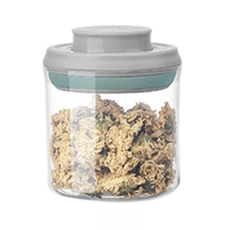 Mass 廚房收納按壓式保鮮密封罐 防潮冰箱保鮮盒 食物收納盒 80 x 85.5mm 250ml, 1個, 1入