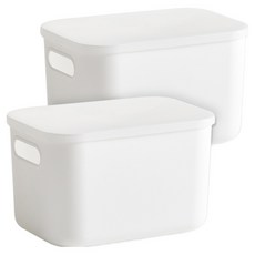 타미하우스 팬트리 도이 수납함, 화이트, 2개