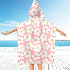 KIZTREE 兒童超細纖維連帽海灘浴袍 SN-014