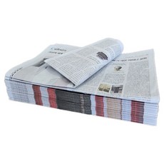 완충재 청소용 애견패드 대용 깨끗한 신문 포장지 2kg, 화이트, 1개