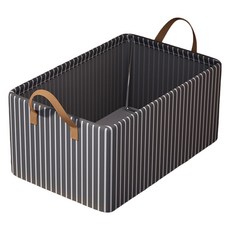 토글리 정리정돈 접이식 의류 수납함, 스트라이프, 1개