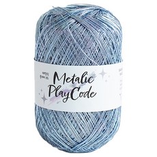 yarna 메탈릭 플레이 코드 70g, 108블루, 1개