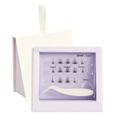 Olio免膠睫毛組 Spike, 1個, 黑色