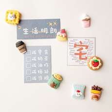 Soul Rich 可愛冰箱甜點磁鐵8件組, 混合顏色