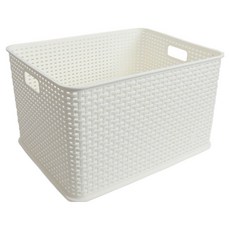Cozy 可堆疊式置物籃 3.8L, 白色, 1個