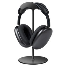 Moit 鋁製頭戴式耳機架, 黑色, MR-MS-HP08B, 1個