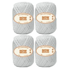 WoolClub NOWBRAND 高級自然夏季防水線, 4個, 1 白色