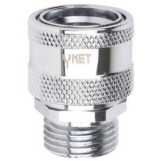 YNET 6孔黃銅公螺牙接頭, 1個, 單一商品