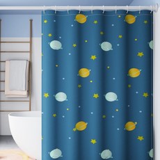 Taminayo 多用途浴簾, 1個, 宇宙