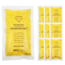 BATH'CHARM 鑽石鹽沐浴劑 檸檬, 1個, 800g