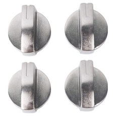 Flex Line 瓦斯爐旋鈕開關 0度 銀色 4入, 單一商品