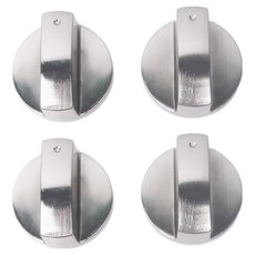 Flexline 瓦斯爐點火旋鈕 開關 0度 銀色 4入, 單一商品