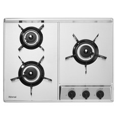 린나이 더 빌트인 가스쿡탑 가스레인지 3구 고객직접설치, INBS301DJ, LNG
