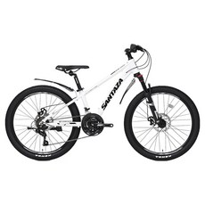 산타자 앰버1.0 MTB 알루미늄 디스크 브레이크 12.8kg 신장 135~155cm, 화이트, 180cm, 1개
