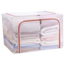 通勤倉庫夏季網狀收納箱 66L, 粉色, 1個