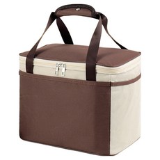 Saenghwaleobgeulyeonguso 保溫保冷便當袋, 棕色, 1個