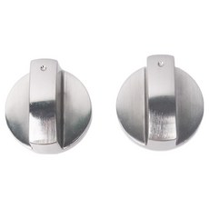 Flexline 瓦斯爐點火旋鈕 開關 0度 銀色 2入, 單一商品