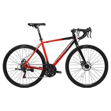 벨로시아 펜서R2.1D 로드 알루미늄 디스크 브레이크 12.5kg 신장 165cm~185cm, 블랙 + 레드, 180cm, 1개