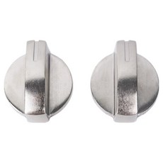 Flex Line 瓦斯爐把手 旋鈕 點火旋鈕 開關 45度 銀色 2入, 單一商品