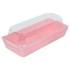 천운패키지 샌드위치 직사각, 핑크, 50개