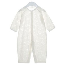 JOYMULTI MK 嬰幼兒魚圖案網眼室內長袖連身衣