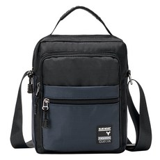BLUEMOUNT 日常防水休閒斜背包 APZ001, 藍色