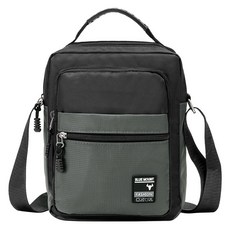 BLUEMOUNT 日常防水休閒斜背包 APZ001, 灰色