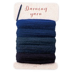 Clover 可樂牌 天然縫補線, 1個, 海軍藍 57-208