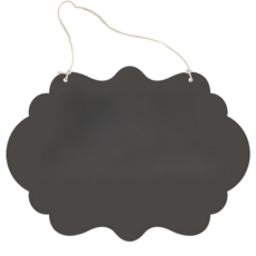 Gosan 簡約雲朵造型黑板 大號, MDF