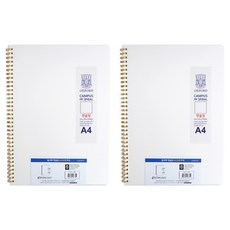OXFORD 밀키웨이 Mikyway PP 스프링노트 A4 좌철 80매 블랭크, 2개
