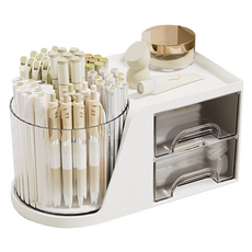 DULU 摩登書桌收納盒, 1個, 白色