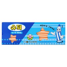 지구화학 슈퍼 색연필 낱색 연주황 12p, 1개, 1색