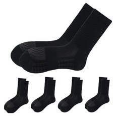 PRIMAL 厚款緩震吸汗長筒襪, 黑色, 5件