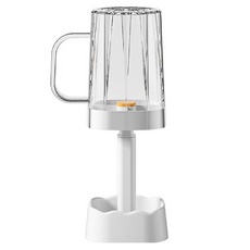 AHOYE 簡約漱口杯牙刷架套組, 1組, 白色