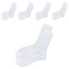 PRIMAL 厚款緩震吸汗長筒襪, 白色, 5件